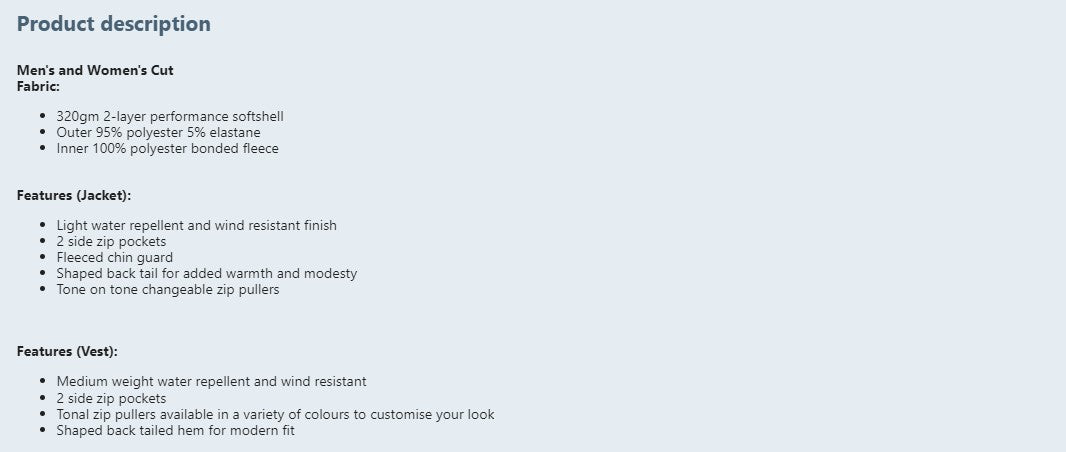 Women's Softshell Vest - Slate Grey