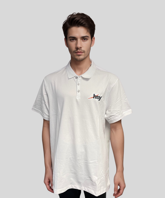 Men's Polo - White