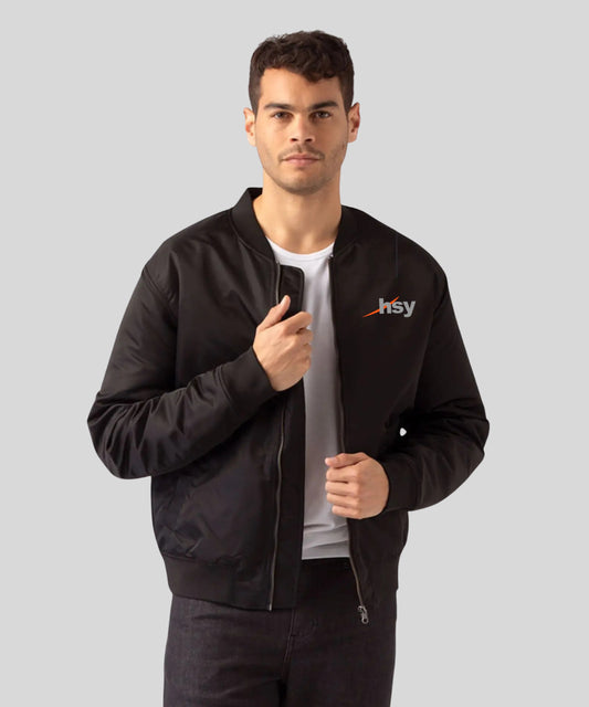 Men's Bomber Jacket - Black