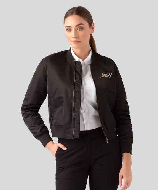 Women's Bomber Jacket - Black