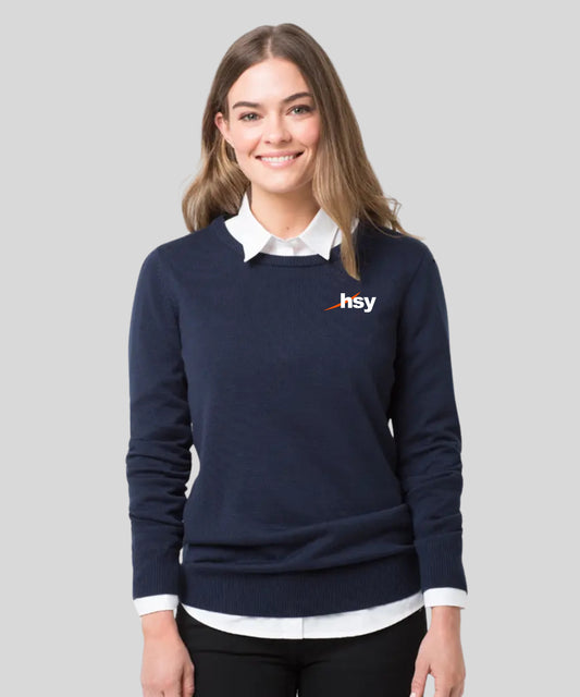 Women's Crew Knit - Navy