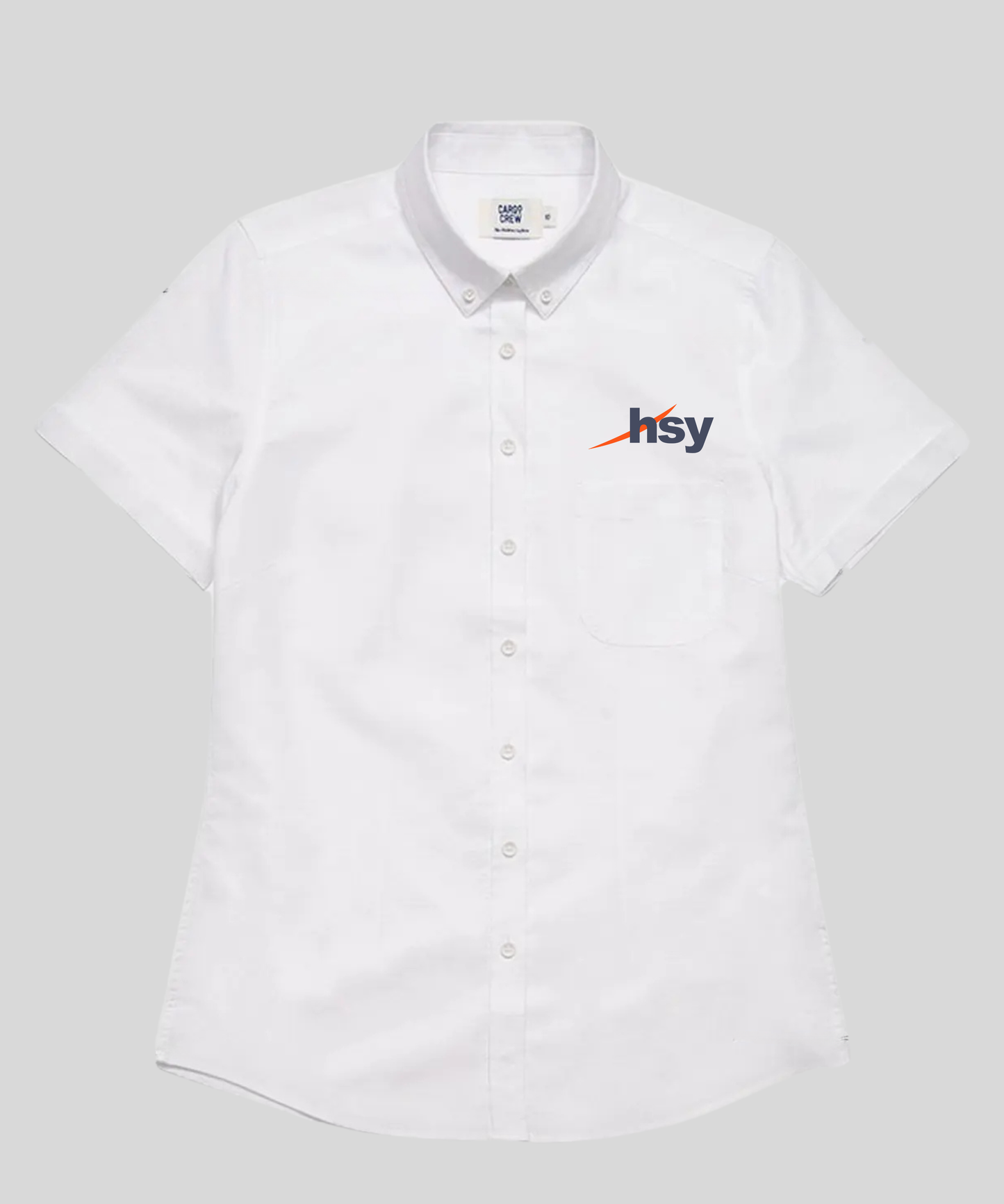 Women's Short Sleeve Business Shirt - White