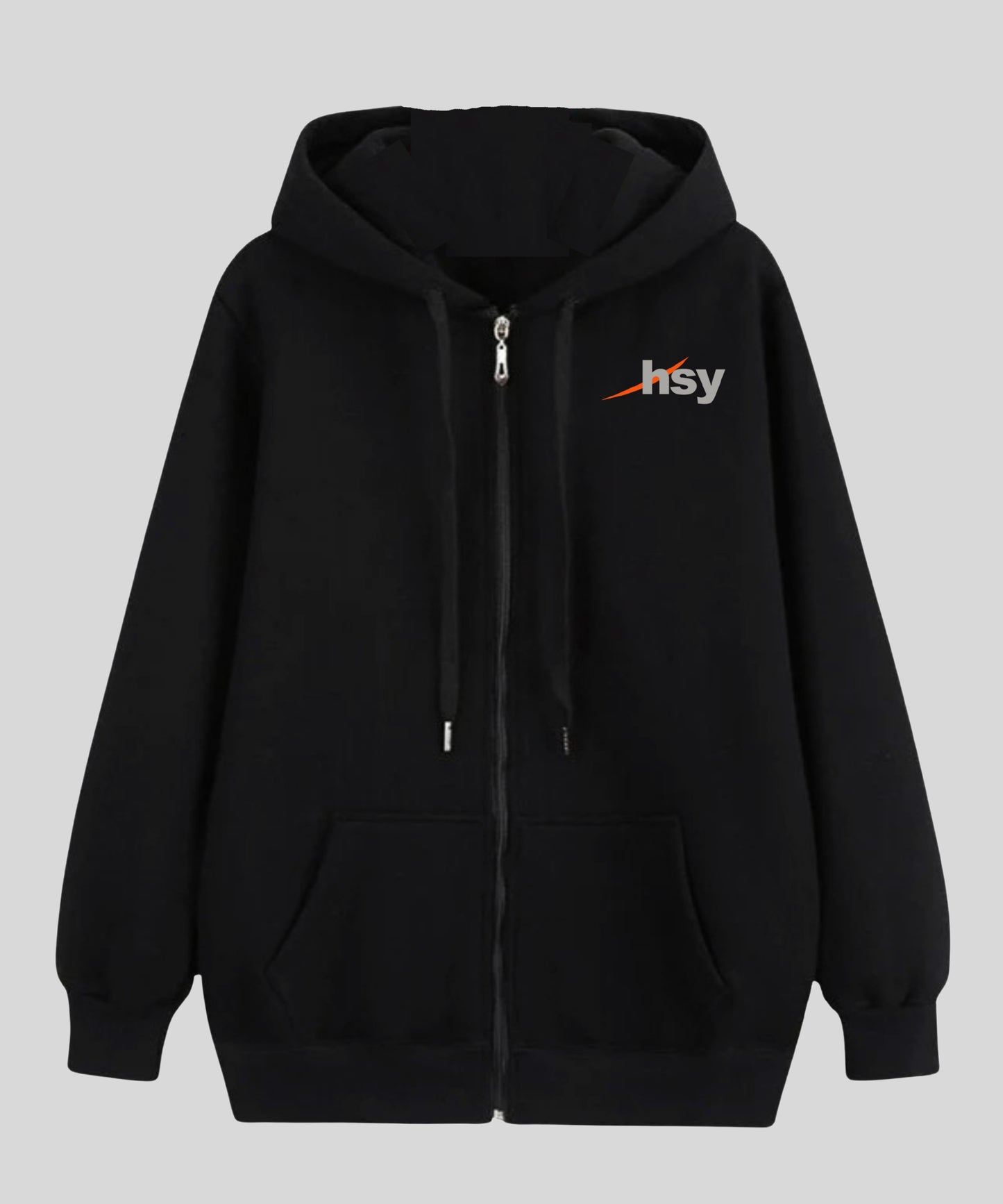 Unisex Zippered Hoodie